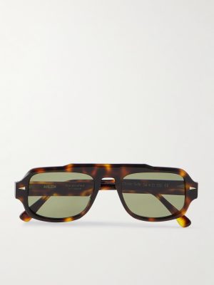 George V Aviator-Style Tortoiseshell Acetate Sunglasses George V Aviator-Style Tortoiseshell Acetate Sunglasses