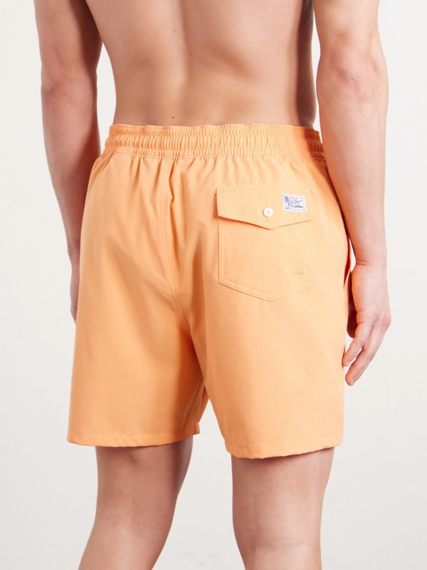 Traveler Straight-Leg Mid-Length Recycled Swim Shorts - BK Traveler Straight-Leg Mid-Length Recycled Swim Shorts - BK