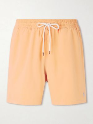 Traveler Straight-Leg Mid-Length Recycled Swim Shorts