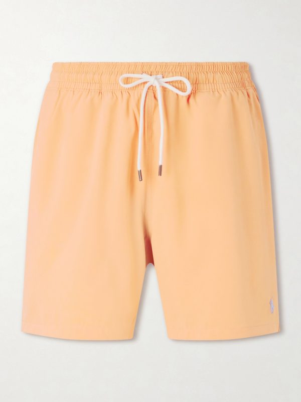 Traveler Straight-Leg Mid-Length Recycled Swim Shorts Traveler Straight-Leg Mid-Length Recycled Swim Shorts