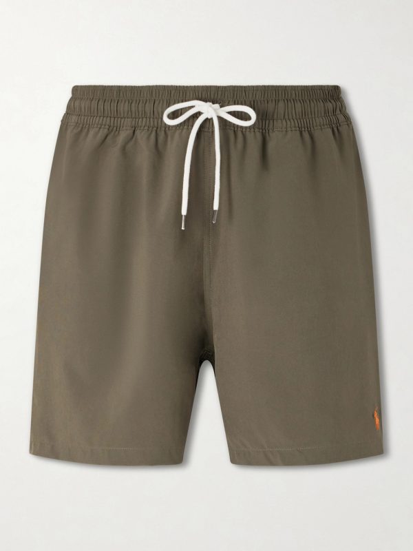 Traveler Straight-Leg Mid-Length Recycled Swim Shorts Traveler Straight-Leg Mid-Length Recycled Swim Shorts