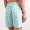 Traveler Straight-Leg Mid-Length Striped Cotton-Blend Seersucker Swim Shorts - BK