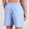 Traveler Straight-Leg Mid-Length Recycled Swim Shorts - BK Traveler Straight-Leg Mid-Length Recycled Swim Shorts - BK