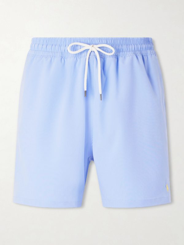 Traveler Straight-Leg Mid-Length Recycled Swim Shorts Traveler Straight-Leg Mid-Length Recycled Swim Shorts