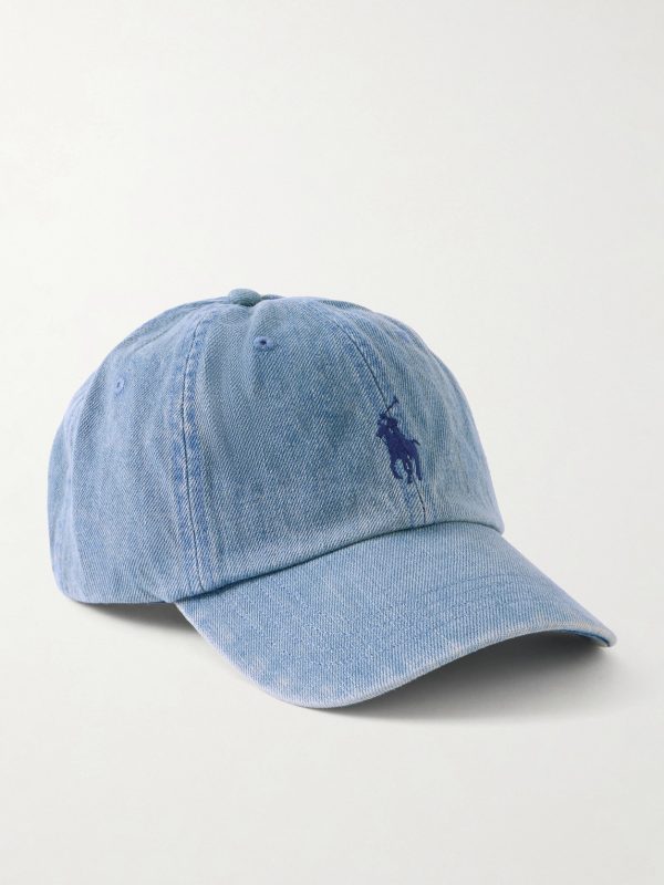Logo-Embroidered Denim Baseball Cap Logo-Embroidered Denim Baseball Cap