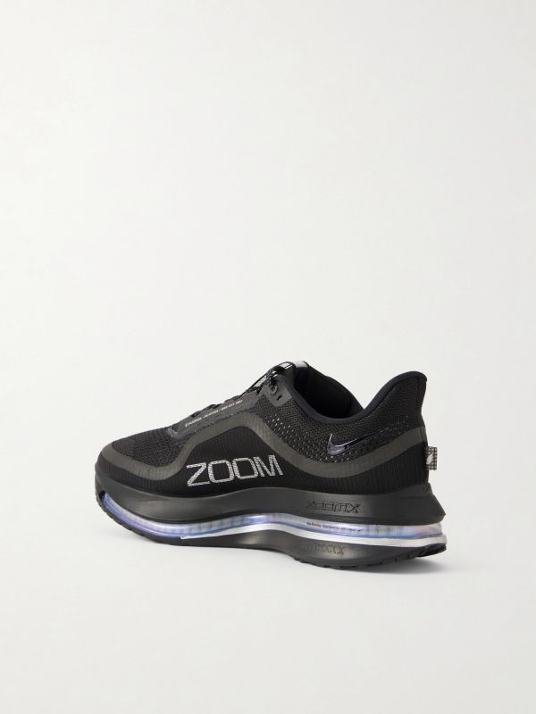 Pegasus Premium Rubber-Trimmed Mesh Running Sneakers - BK