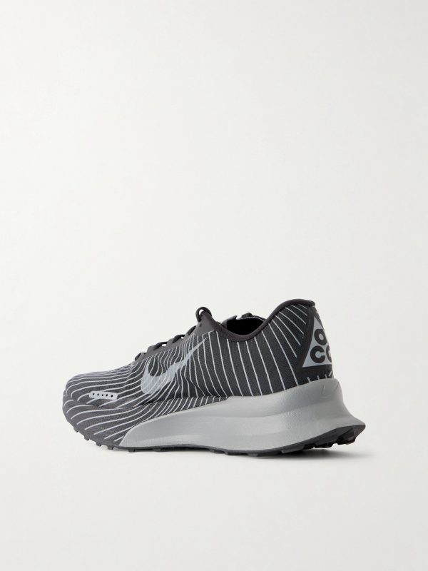 ACG Ultrafly Trail Rubber-Trimmed Mesh Running Sneakers - BK