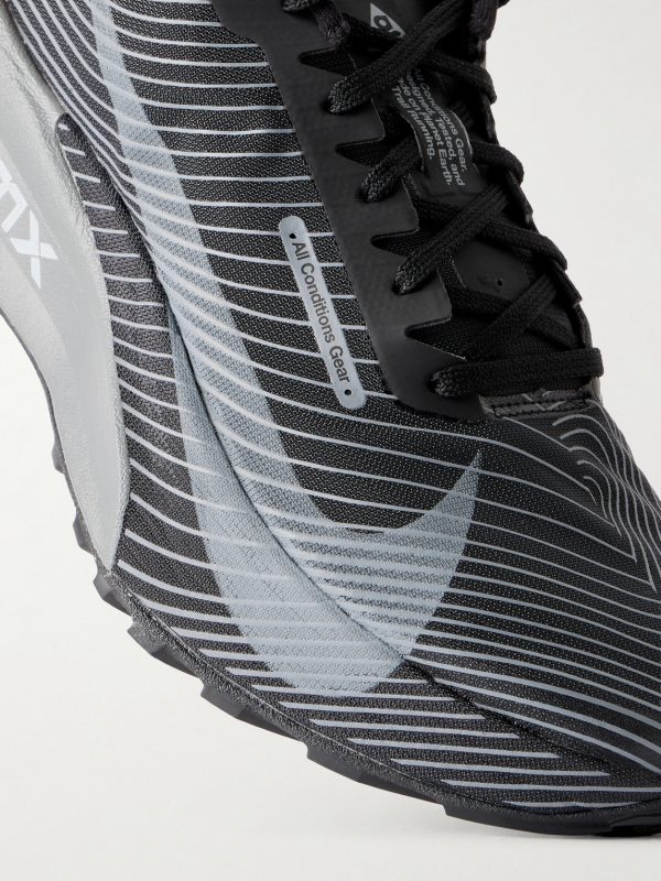 ACG Ultrafly Trail Rubber-Trimmed Mesh Running Sneakers - CU