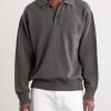 Merino Wool and Cashmere-Blend Polo Sweater - FR Merino Wool and Cashmere-Blend Polo Sweater - FR
