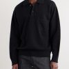Merino Wool and Cashmere-Blend Polo Shirt - FR