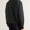 Virgin Wool Blouson Jacket - BK Virgin Wool Blouson Jacket - BK