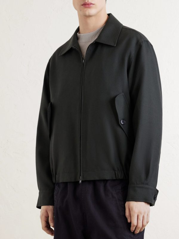 Virgin Wool Blouson Jacket - FR Virgin Wool Blouson Jacket - FR
