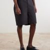 Straight-Leg Cotton Shorts - FR Straight-Leg Cotton Shorts - FR