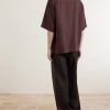 Camp-Collar Linen Shirt - BK