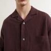 Camp-Collar Linen Shirt - CU