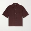Camp-Collar Linen Shirt