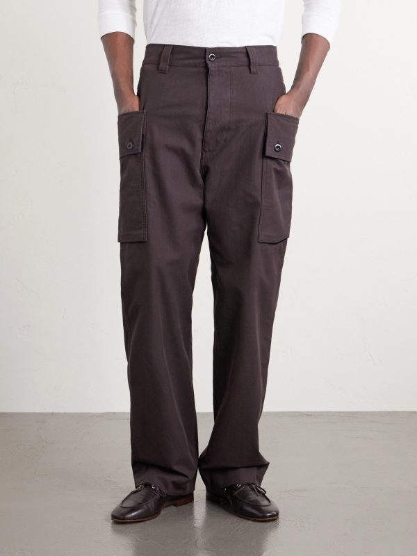 Straight-Leg Cotton-Twill Cargo Trousers - FR Straight-Leg Cotton-Twill Cargo Trousers - FR