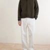 Merino Wool Zip-Up Cardigan - OU Merino Wool Zip-Up Cardigan - OU