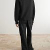 Wool and Cotton-Blend Half-Zip Sweater - BK Wool and Cotton-Blend Half-Zip Sweater - BK