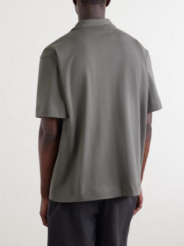 Cotton-Jersey Polo Shirt - BK Cotton-Jersey Polo Shirt - BK