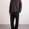 Half Zip-Up Cotton Shirt - OU