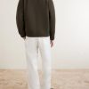 MHL. Naval Straight-Leg Cotton-Drill Trousers - BK