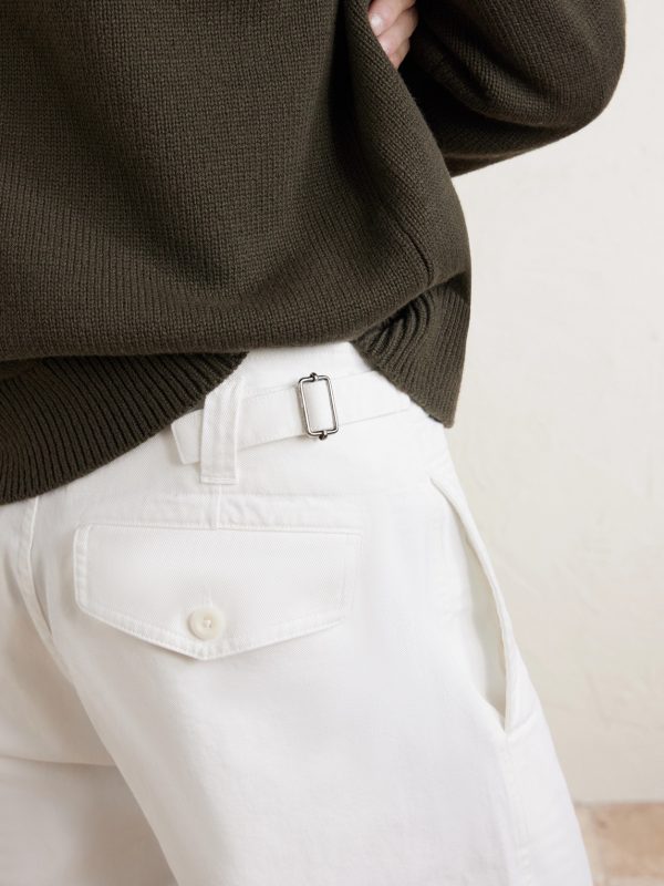 MHL. Naval Straight-Leg Cotton-Drill Trousers - CU
