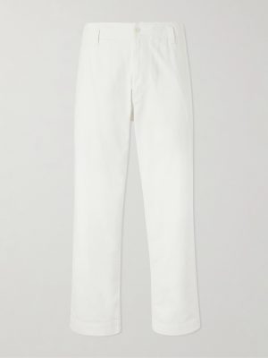 MHL. Naval Straight-Leg Cotton-Drill Trousers