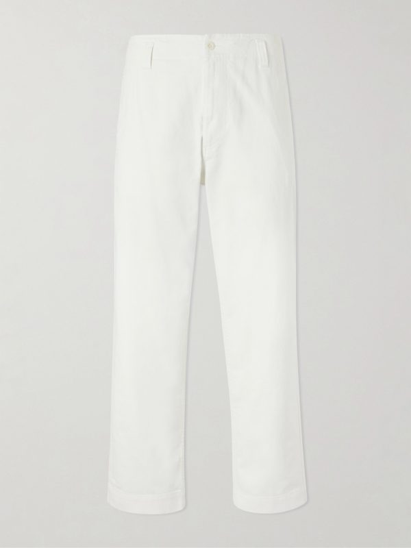 MHL. Naval Straight-Leg Cotton-Drill Trousers