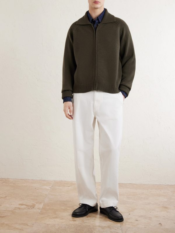 MHL. Naval Straight-Leg Cotton-Drill Trousers - OU