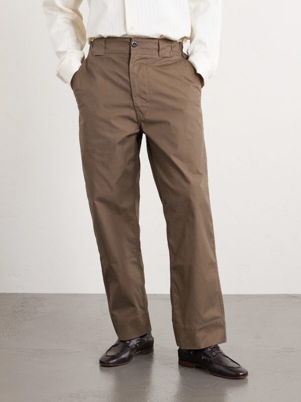 Tapered Cotton-Blend Canvas Trousers - FR Tapered Cotton-Blend Canvas Trousers - FR