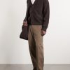 Tapered Cotton-Blend Canvas Trousers - OU Tapered Cotton-Blend Canvas Trousers - OU