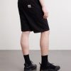 Flint Straight-Leg Cotton Shorts - BK Flint Straight-Leg Cotton Shorts - BK