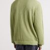 Stockton Open-Knit Recycled Cotton-Blend Sweater - BK