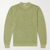 Stockton Open-Knit Recycled Cotton-Blend Sweater