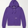 Logo-Embroidered Cotton-Jersey Zip-Up Hoodie Logo-Embroidered Cotton-Jersey Zip-Up Hoodie