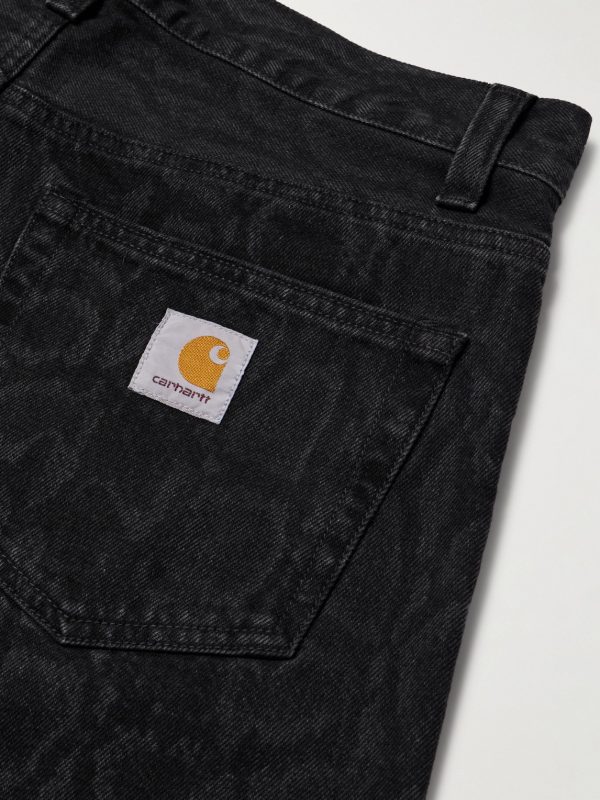 Landon Tapered Snake-Print Jeans - CU Landon Tapered Snake-Print Jeans - CU