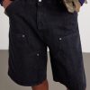 Double-Knee Straight-Leg Printed Cotton Shorts - CU Double-Knee Straight-Leg Printed Cotton Shorts - CU