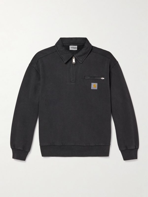 Detroit Cotton-Jersey Half-Zip Sweatshirt Detroit Cotton-Jersey Half-Zip Sweatshirt
