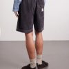 Reynold Wide-Leg Cotton-Corduroy Shorts - BK
