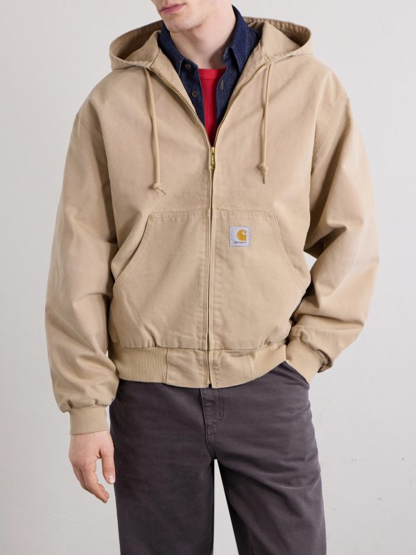 OG Active Logo-Appliqued Organic Cotton-Canvas Jacket - FR OG Active Logo-Appliqued Organic Cotton-Canvas Jacket - FR