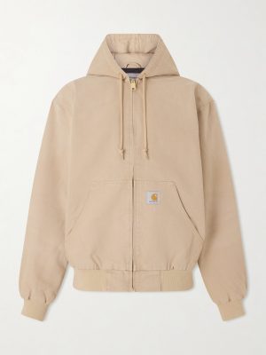 OG Active Logo-Appliqued Organic Cotton-Canvas Jacket