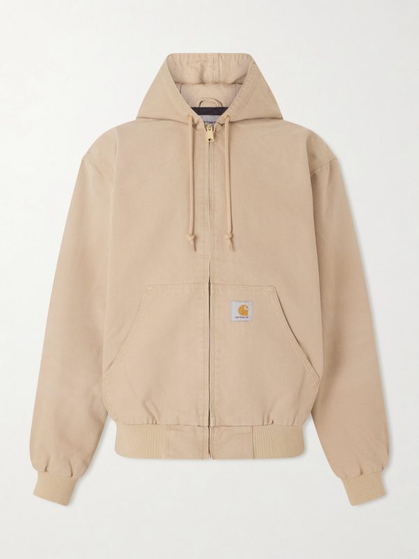 OG Active Logo-Appliqued Organic Cotton-Canvas Jacket OG Active Logo-Appliqued Organic Cotton-Canvas Jacket
