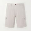 Straight-Leg Organic Cotton-Twill Cargo Shorts Straight-Leg Organic Cotton-Twill Cargo Shorts