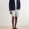 Straight-Leg Organic Cotton-Twill Cargo Shorts - OU Straight-Leg Organic Cotton-Twill Cargo Shorts - OU