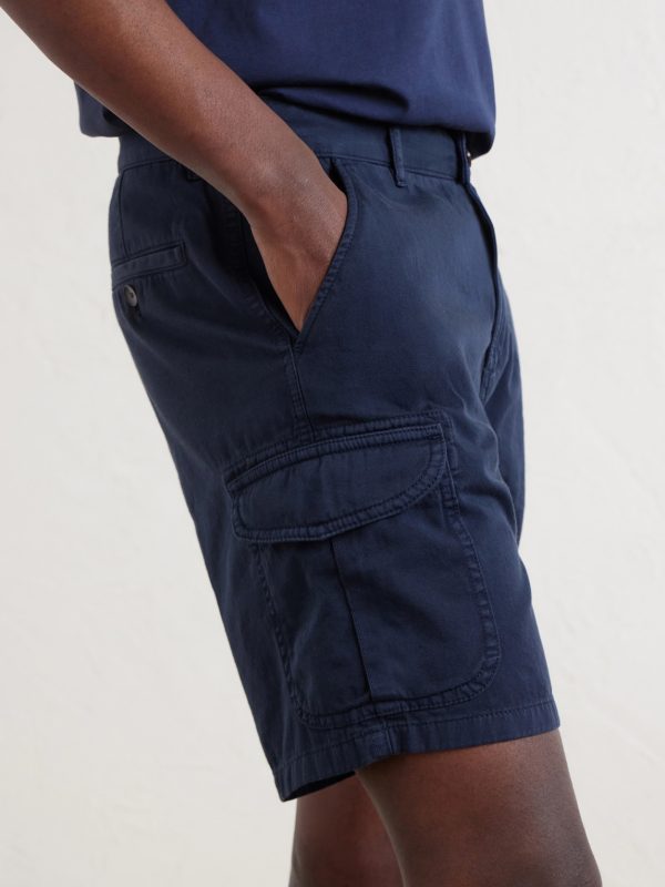 Straight-Leg Organic Cotton-Twill Cargo Shorts - CU Straight-Leg Organic Cotton-Twill Cargo Shorts - CU