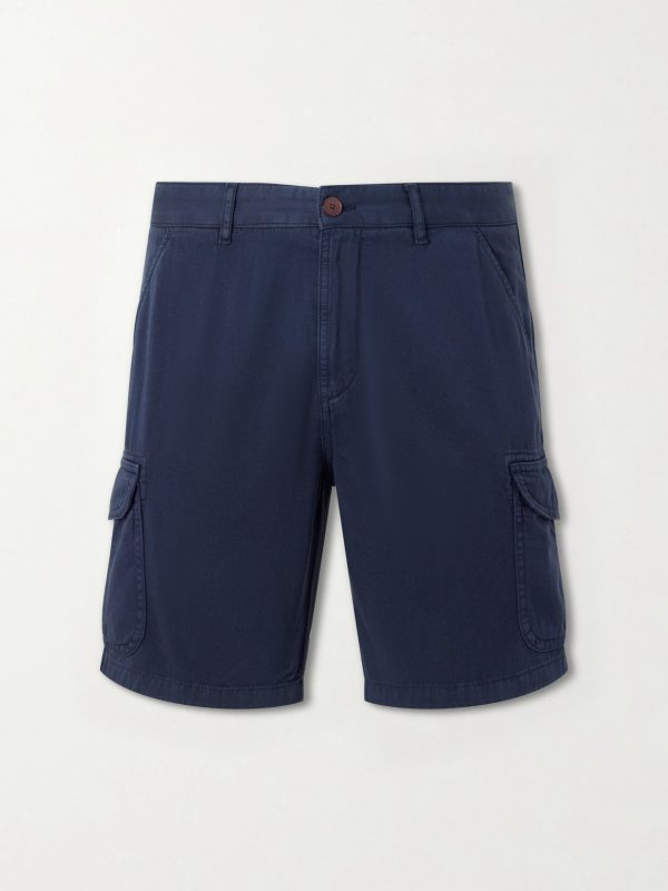 Straight-Leg Organic Cotton-Twill Cargo Shorts Straight-Leg Organic Cotton-Twill Cargo Shorts