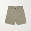 Straight-Leg Garment-Dyed Cotton-Blend Twill Bermuda Shorts Straight-Leg Garment-Dyed Cotton-Blend Twill Bermuda Shorts