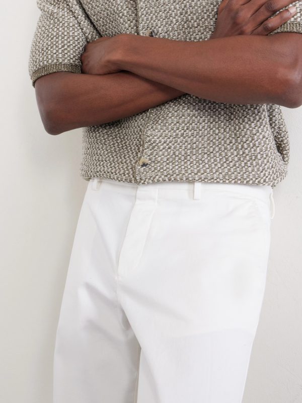 Straight-Leg Organic Cotton-Blend Chinos - CU Straight-Leg Organic Cotton-Blend Chinos - CU