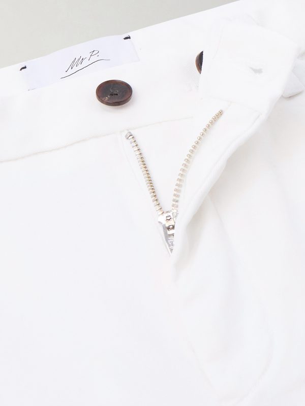 Straight-Leg Organic Cotton-Blend Chinos - E1 Straight-Leg Organic Cotton-Blend Chinos - E1